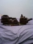 Wood Landscape Vehicle Pattern Roof